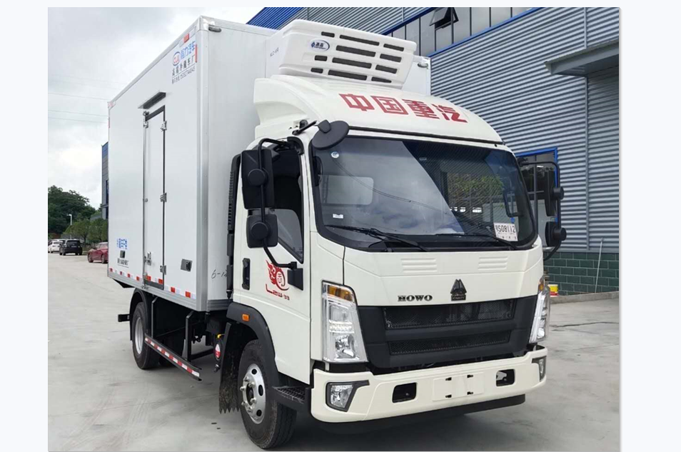 重汽豪沃藍牌冷藏車